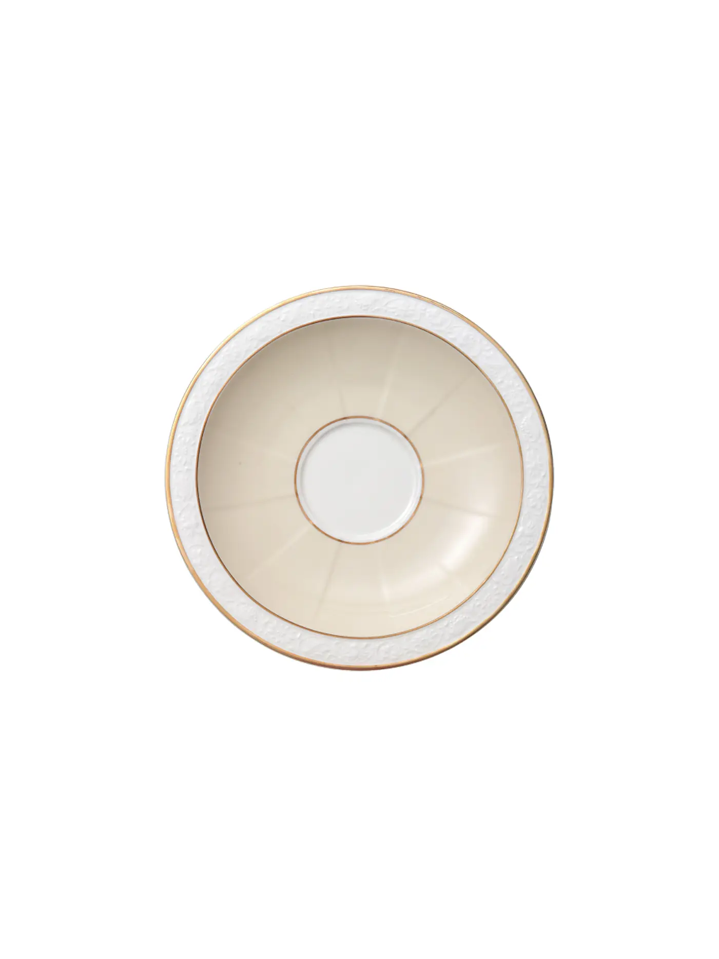 VILLEROY & BOCH SIGNATURE | Frühstücks-/Suppen-Untertasse "Ivoire" 18cm | 
